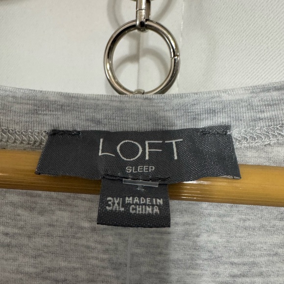 LOFT Gray Sleeveless Pajama Set Plus‎ Size: XXL - Picture 4 of 7